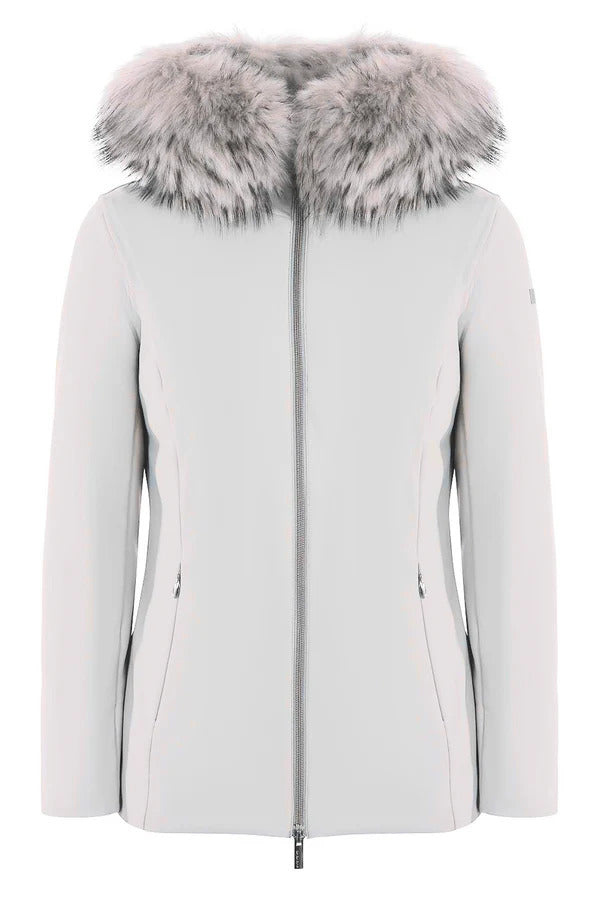 RRD Piumino Donna Winter Storm Fur-Ice White