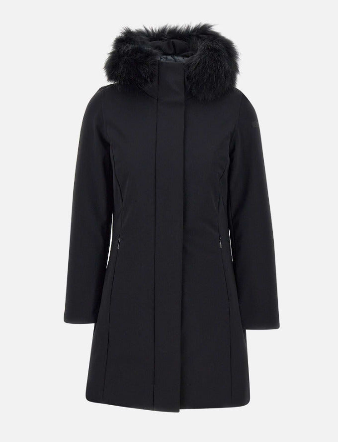 RRD Piumino Donna Winter Long Fur-Black