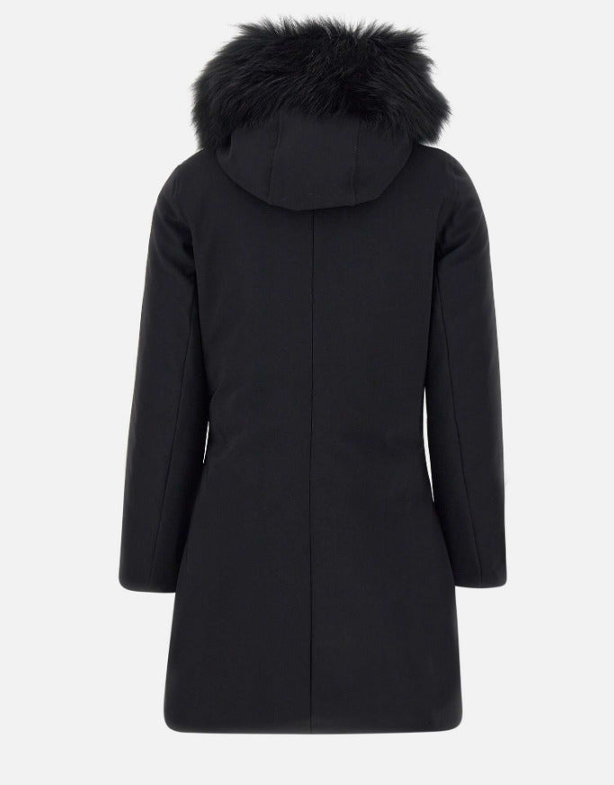 RRD Piumino Donna Winter Long Fur-Black