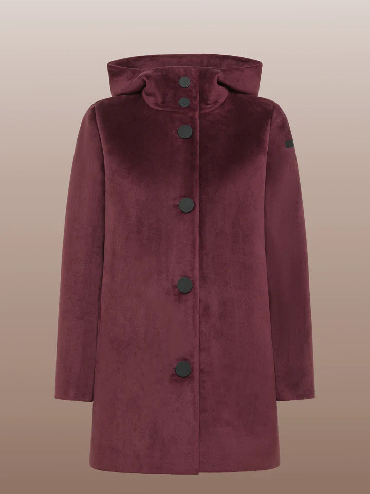 RRD Parka Donna Velvet Neo-Bordeaux