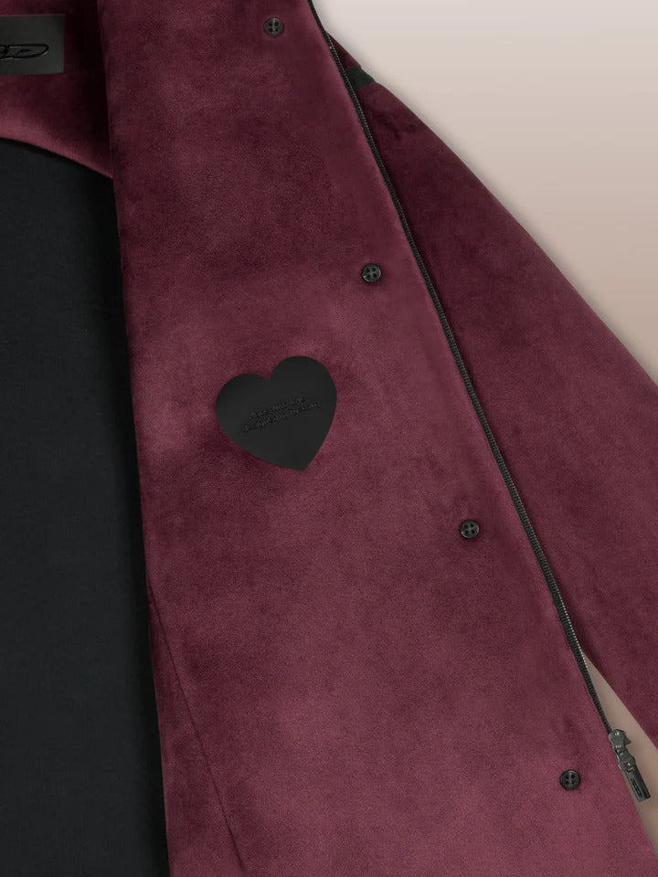 RRD Parka Donna Velvet Neo-Bordeaux