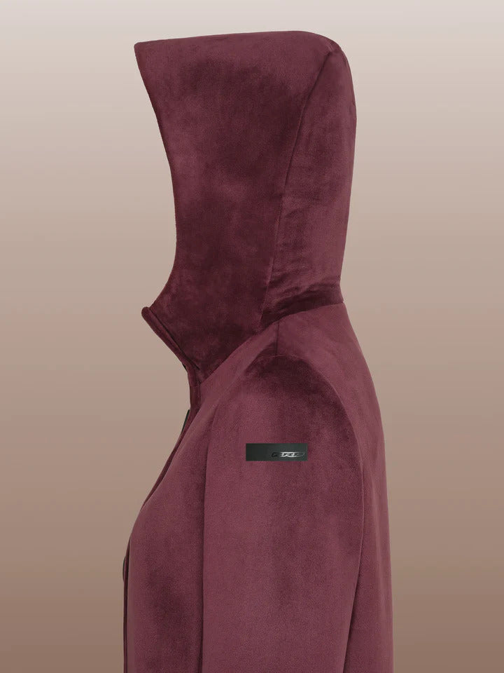 RRD Parka Donna Velvet Neo-Bordeaux