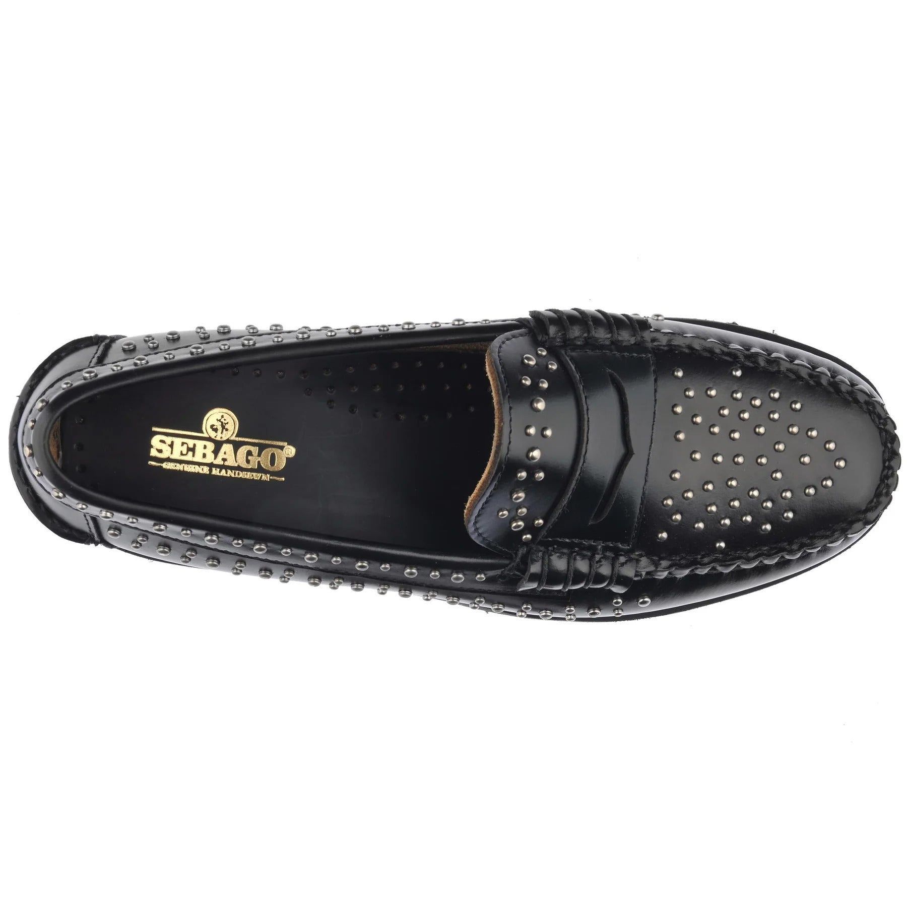 SEBAGO Mocassino Donna DAN LUG STUDS-Black