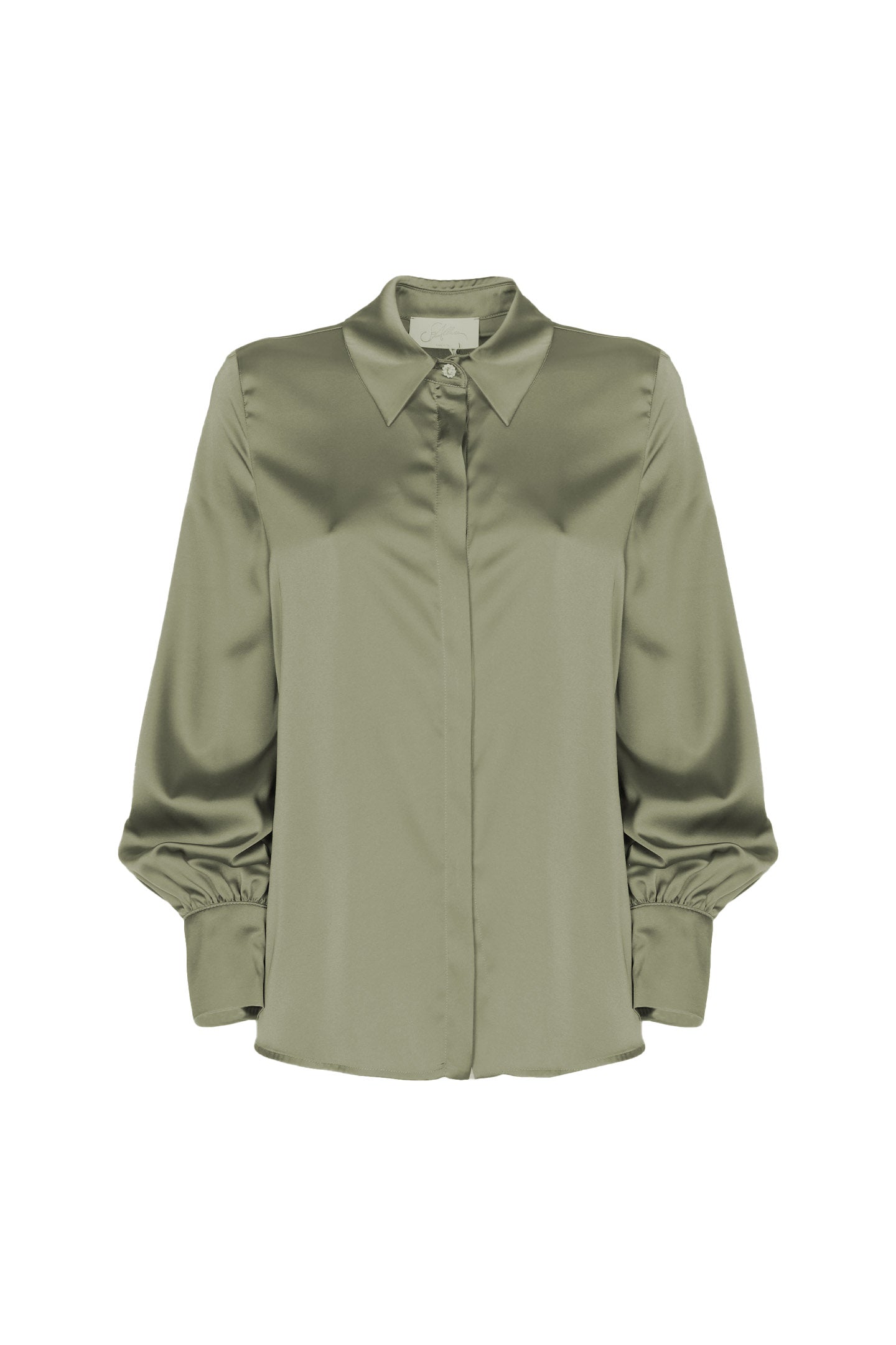 SO ALLURE Camicia Donna Raso-Green