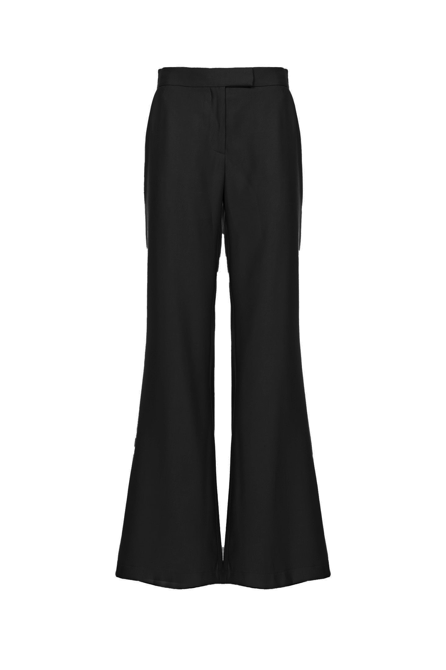 SO ALLURE Pantalone Donna Flare Tencel-Black