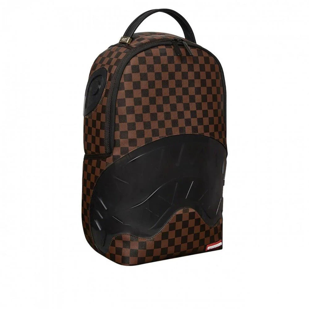 SPRAYGROUND Zaino Sharks in Paris Clear Sm&Eyes-Marrone