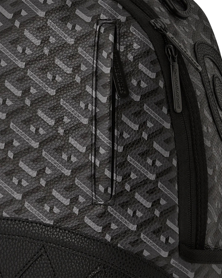 SPRAYGROUND Zaino 3Dsg Blackout-Nero