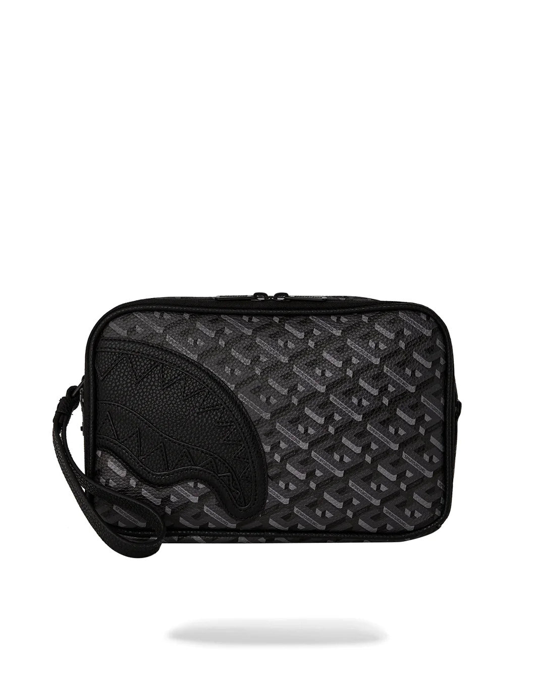 SPRAYGROUND Pochette Beauty 3DSG Blackout Toiletry Brick-Nero