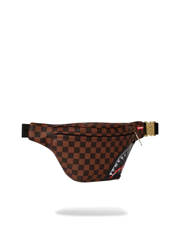 SPRAYGROUND Marsupio Sharks in Paris Lenticular Chomp Crossbody Savvy-Marrone