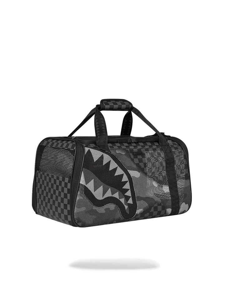 SPRAYGROUND Borsa Trasportino Split up Camo Tear Large Pet Carrier-Nero