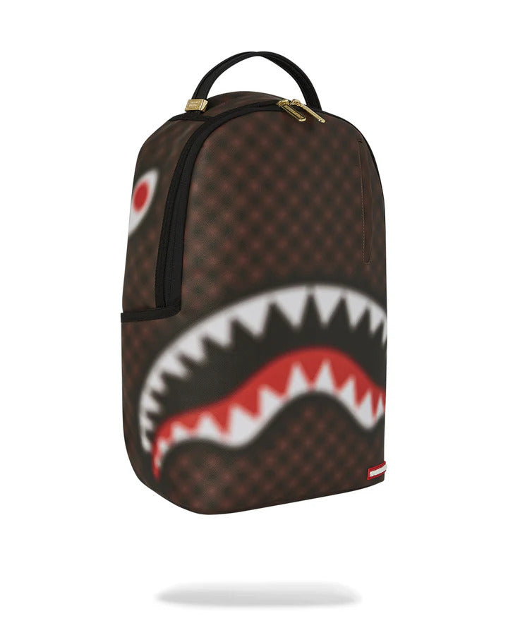 SPRAYGROUND Zaino Shark in Paris Blur-Marrone