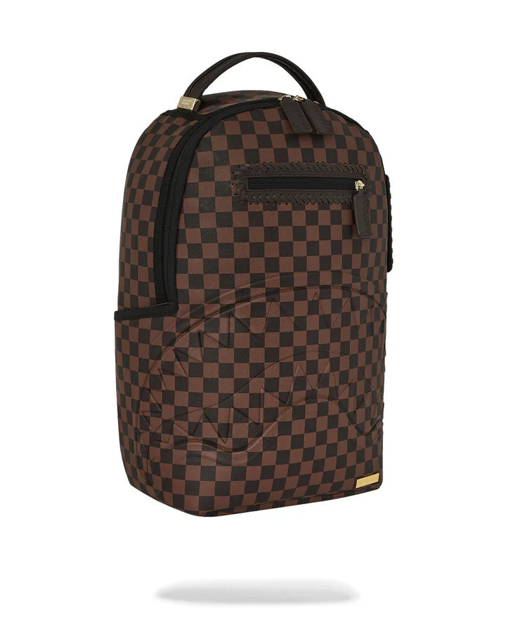 SPRAYGROUND Zaino Core Emboss Check-Marrone