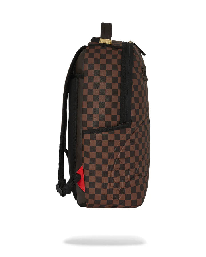 SPRAYGROUND Zaino Core Emboss Check-Marrone