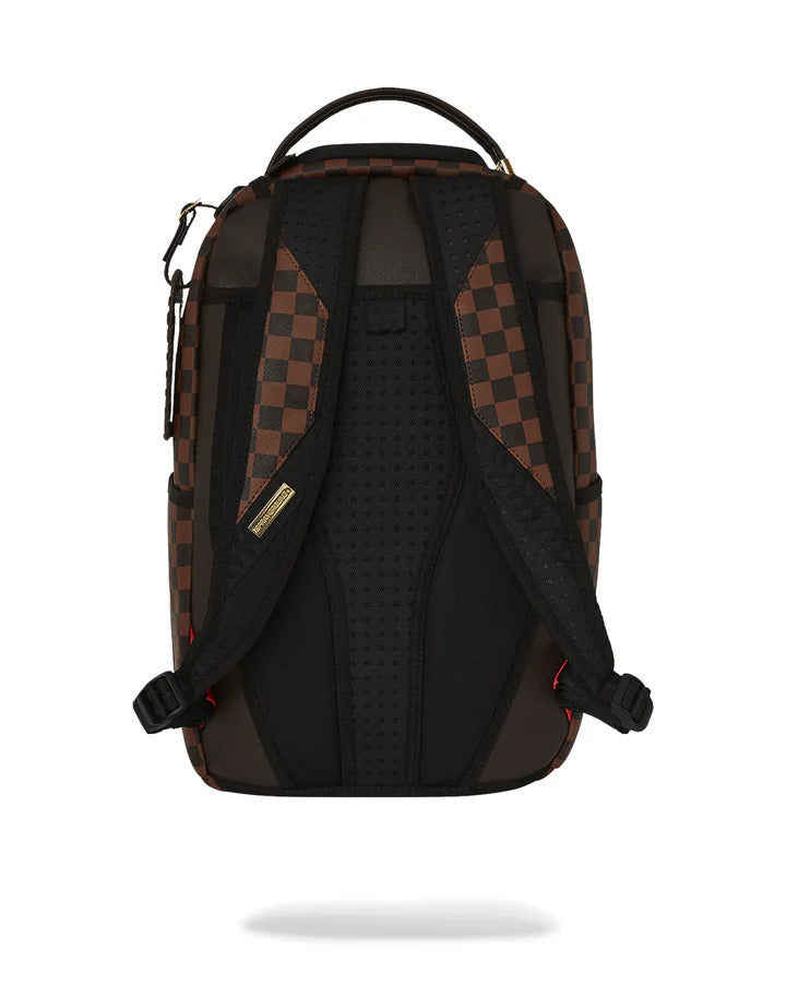 SPRAYGROUND Zaino Core Emboss Check-Marrone