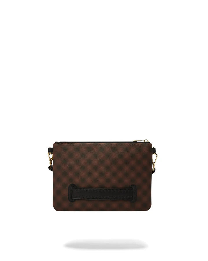 SPRAYGROUND Pochette Sharks in Paris Blur-Marrone