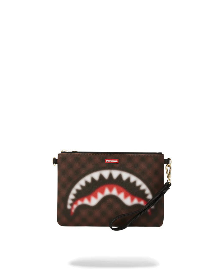 SPRAYGROUND Pochette Sharks in Paris Blur-Marrone