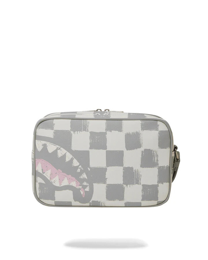 SPRAYGROUND Pochette Beauty Vanquish Cream Toiletry Bag-Grigio