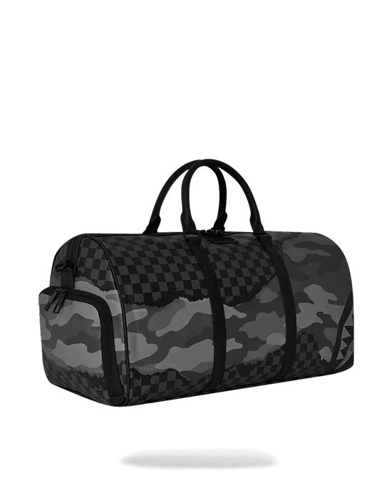 SPRAYGROUND Borsone Split Up Camo Tear Duffle Large-Nero