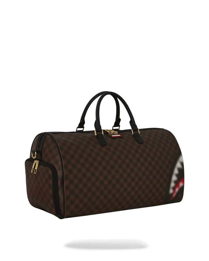 SPRAYGROUND Borsone Sharks in Paris Blur Duffle-Marrone