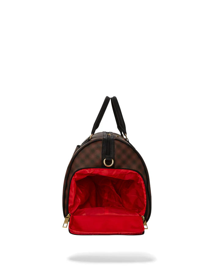 SPRAYGROUND Borsone Sharks in Paris Blur Duffle-Marrone