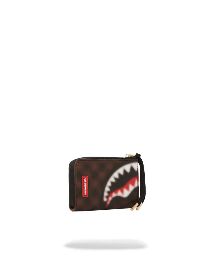 SPRAYGROUND Portafoglio Sharks in Paris Blur Wallet-Marrone