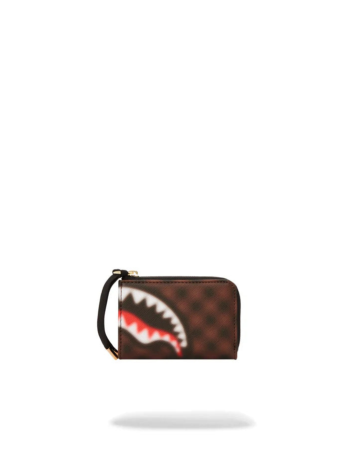 SPRAYGROUND Portafoglio Sharks in Paris Blur Wallet-Marrone