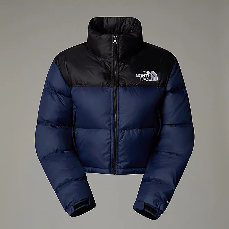 THE NORTH FACE Giacca Donna Nuptse Short Jacket-Summit Navy Tnf Black