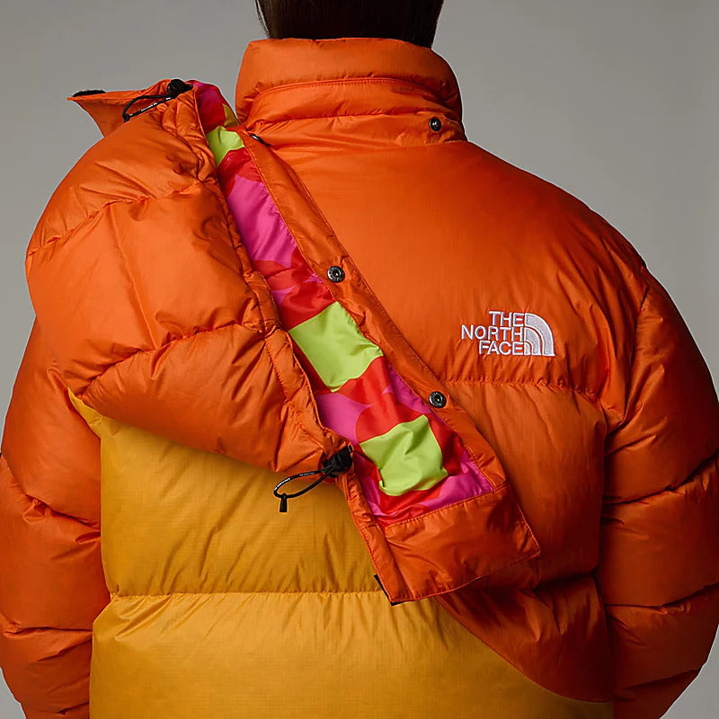 THE NORTH FACE Giacca Piumino Unisex TNF X YINKA ILORI-Red Orange Apricot Glaze