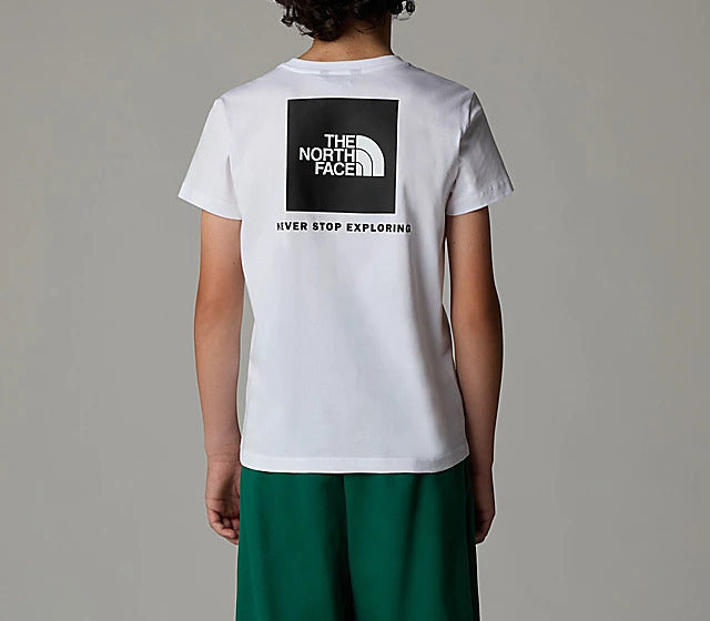 THE NORTH FACE T-Shirt Ragazzi Redbox-Tnf White