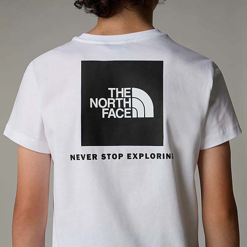 THE NORTH FACE T-Shirt Ragazzi Redbox-Tnf White