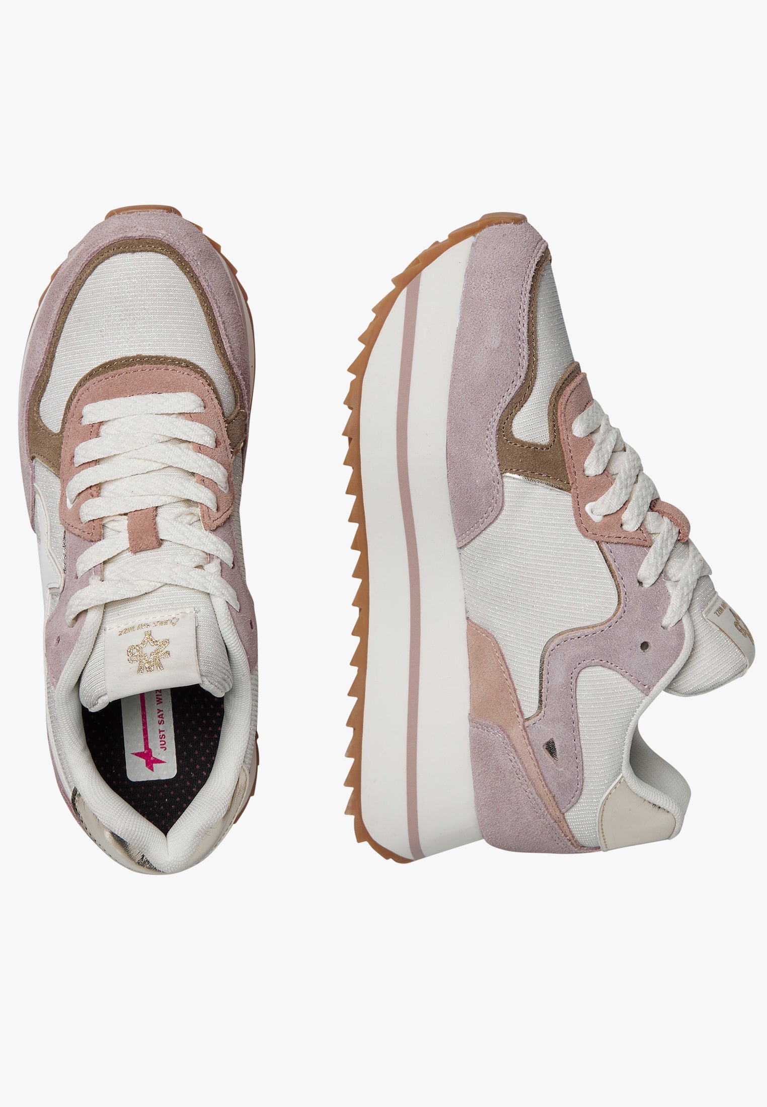 W6YZ Sneaker Donna Deva W-Rosa Bianco