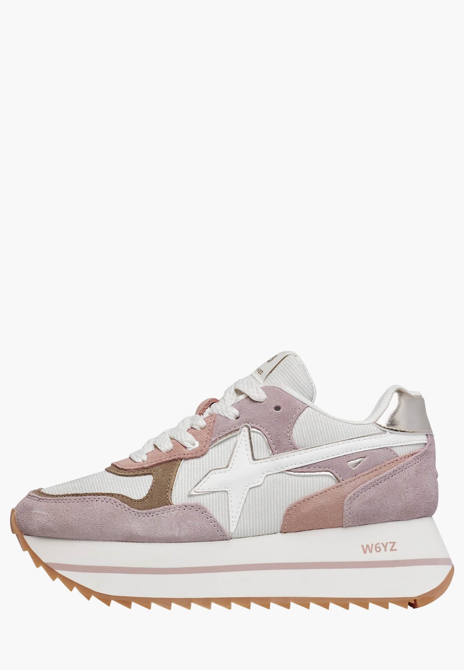 W6YZ Sneaker Donna Deva W-Rosa Bianco