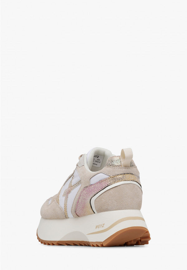 W6YZ Sneaker Donna Anny 2 W-Beige Bianco