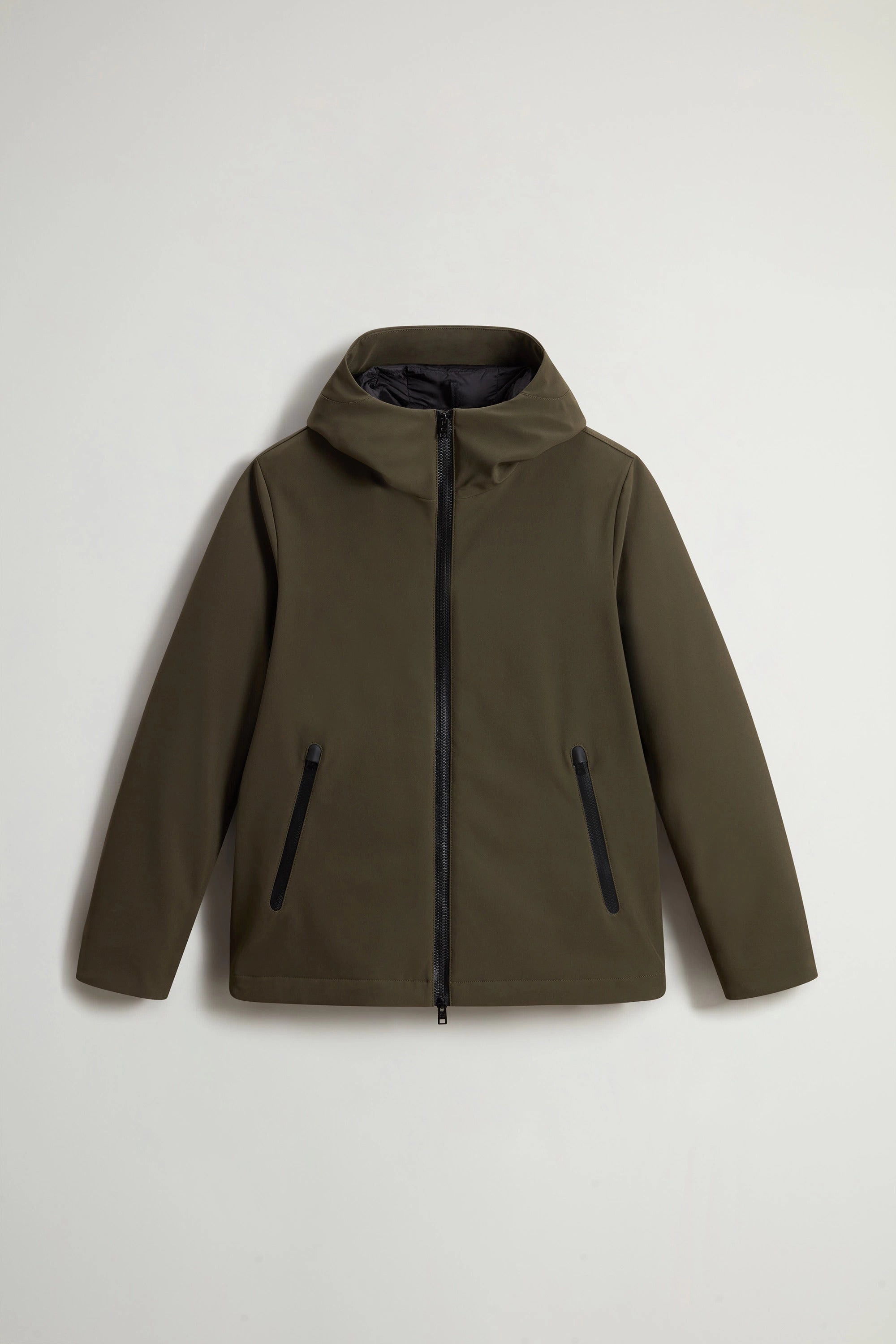 WOOLRICH Giacca Uomo Pacific Soft Shell Jacket-Dark Green