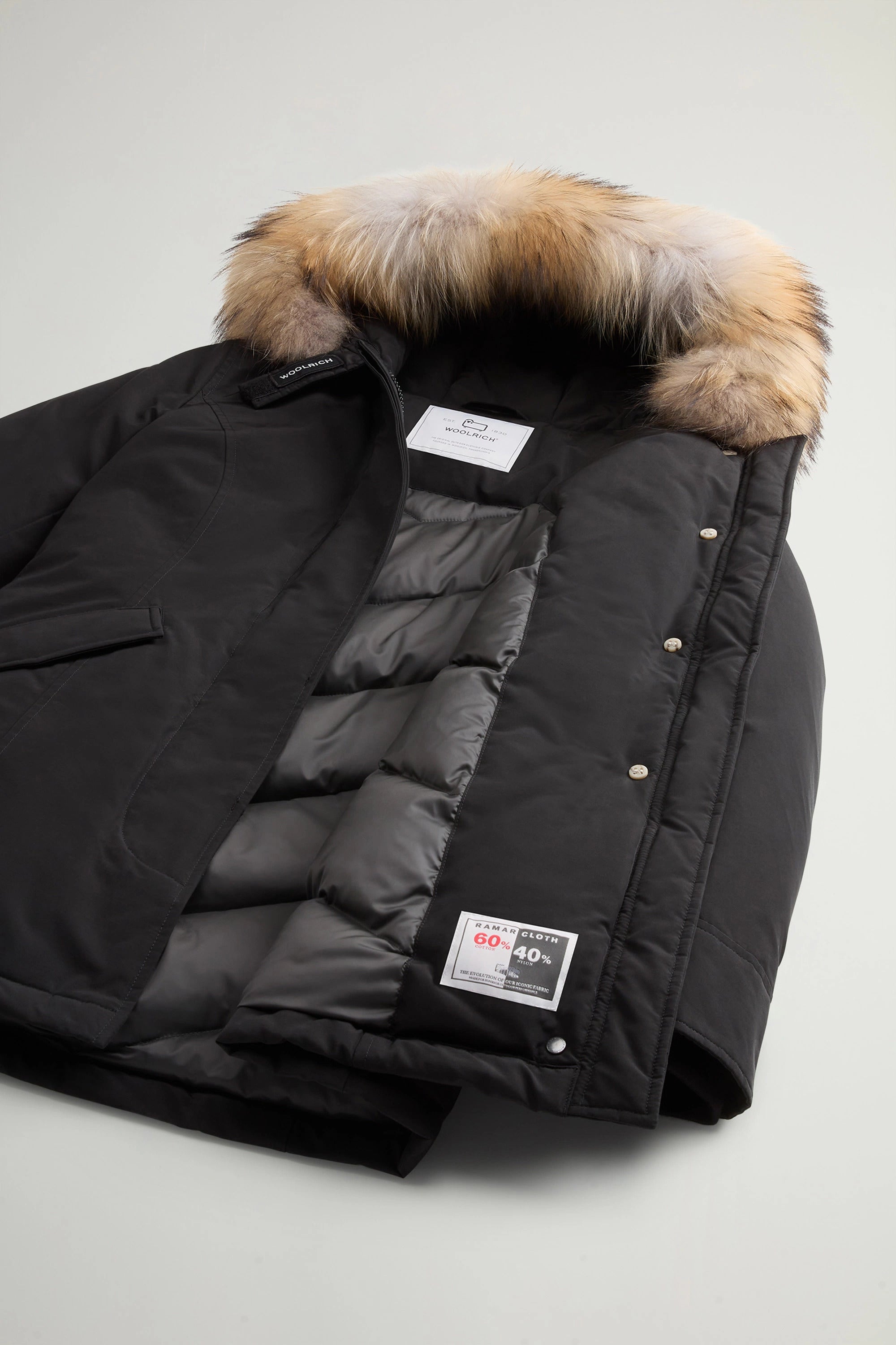 WOOLRICH Parka Donna Arctic Raccoon-Black