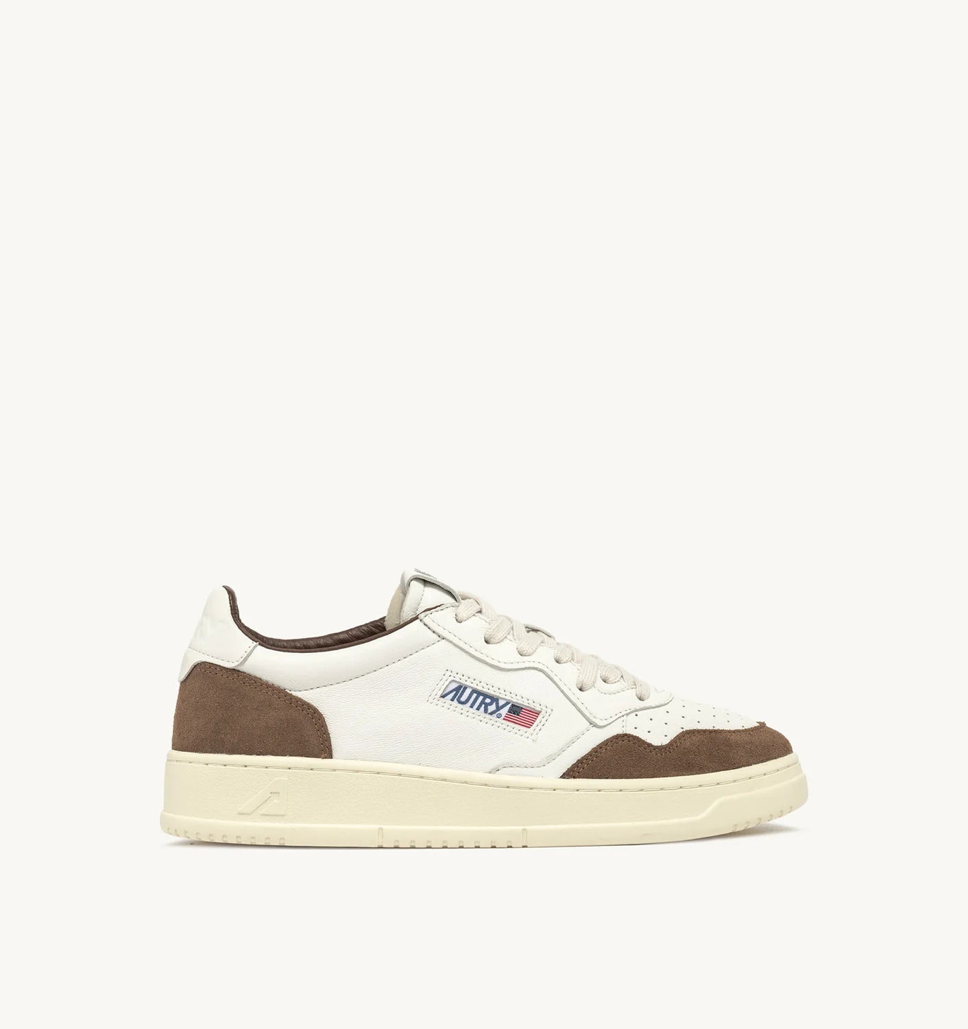 AUTRY Sneakers Uomo Medalist Low Man AULM-GS34-Bianco Cigar