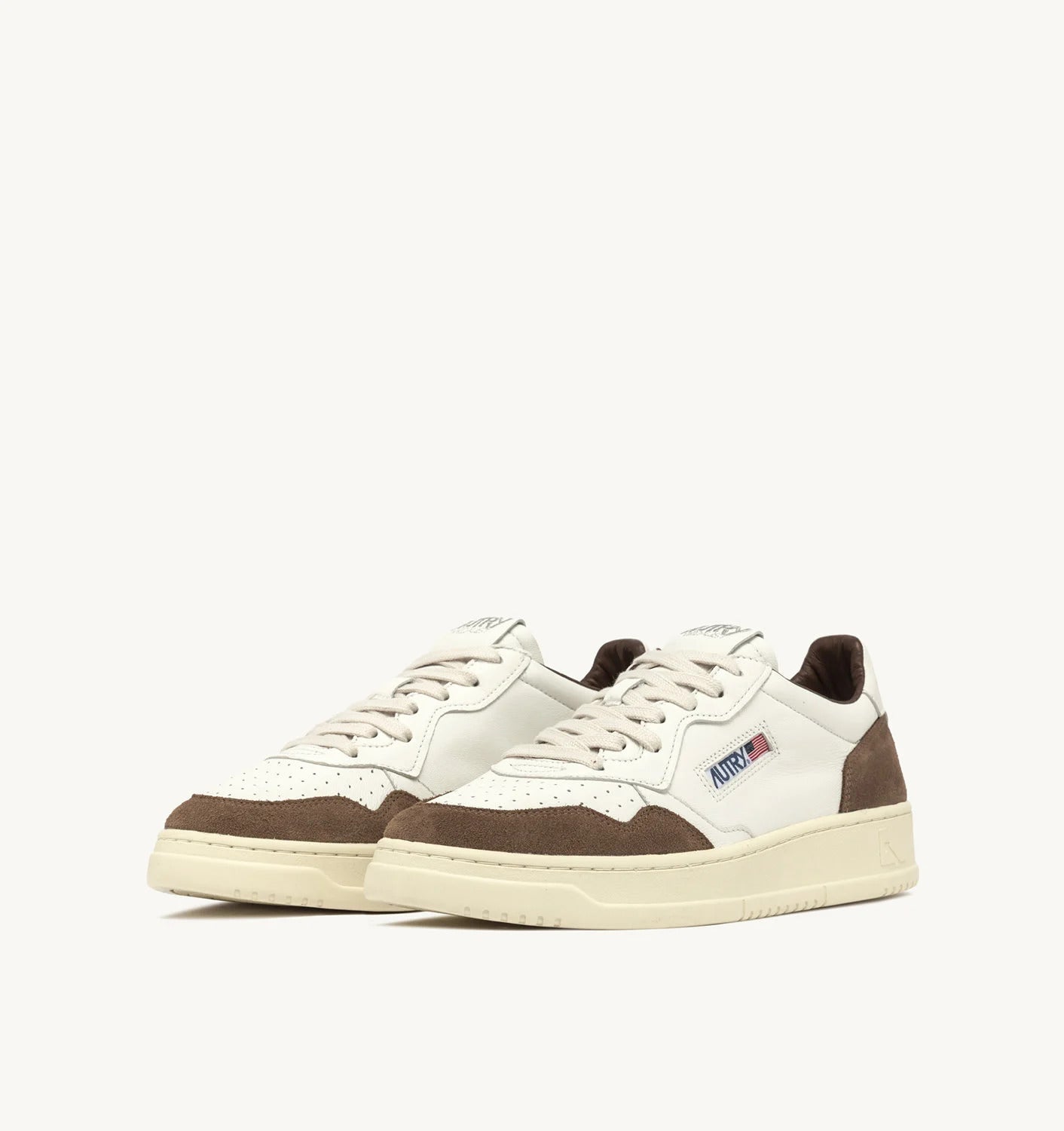 AUTRY Sneakers Uomo Medalist Low Man AULM-GS34-Bianco Cigar