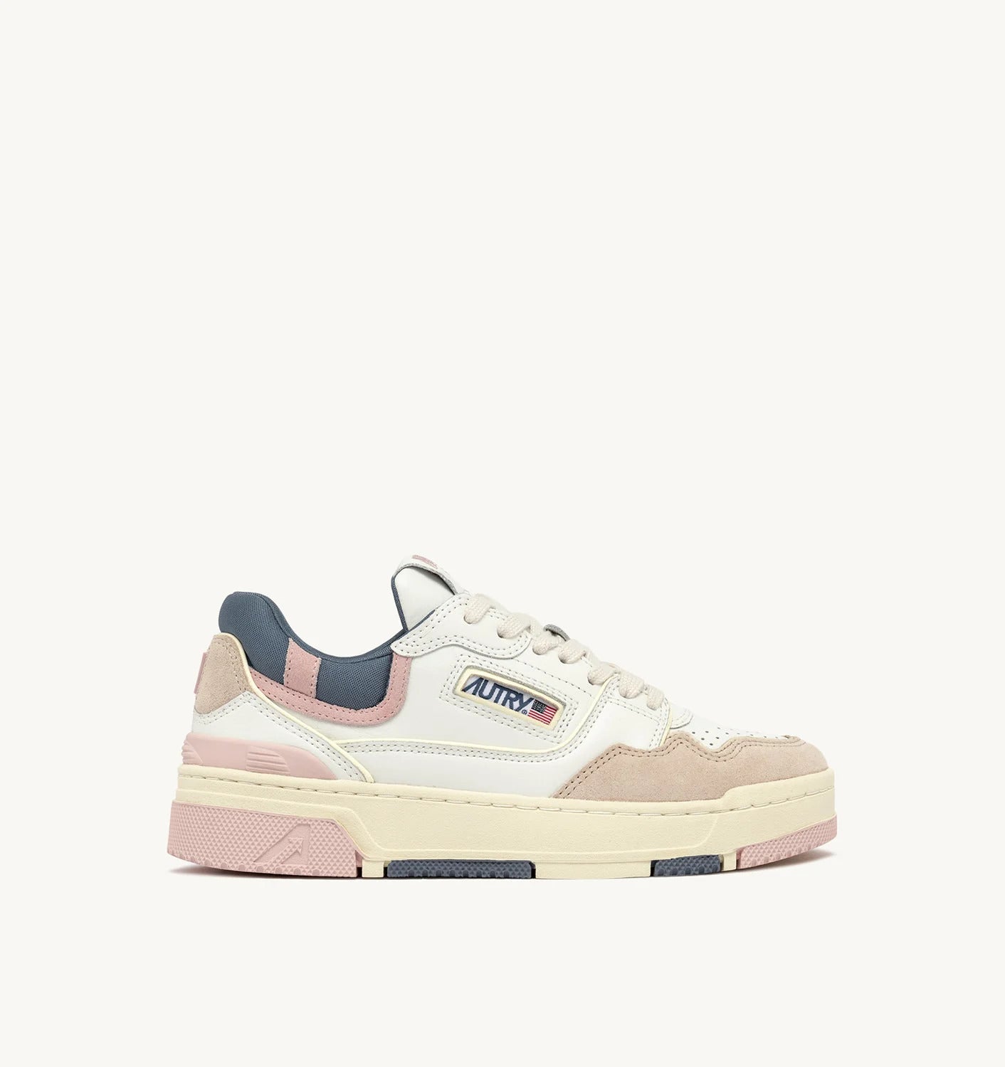 AUTRY Sneakers Donna Clc Low Woman ROLW-MC01-Bianco Peach Whip