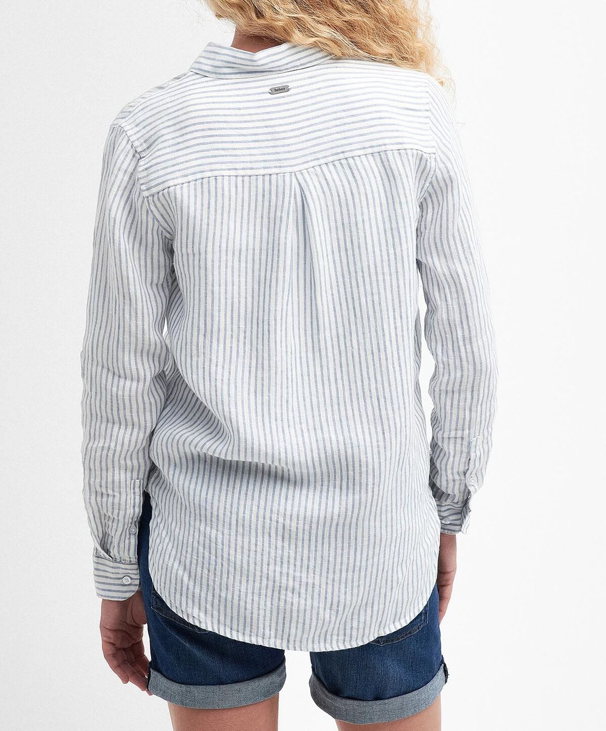 BARBOUR Camicia Donna Marine-Chambray Stripe