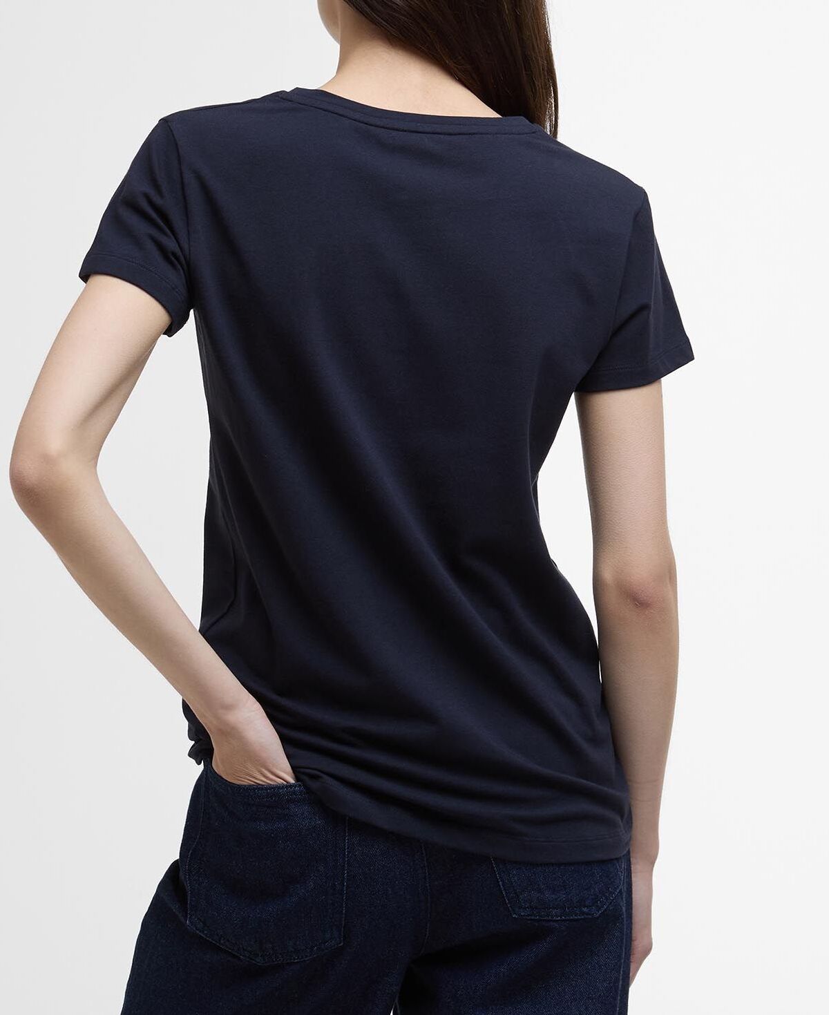 BARBOUR T-Shirt Donna Highlands-Navy