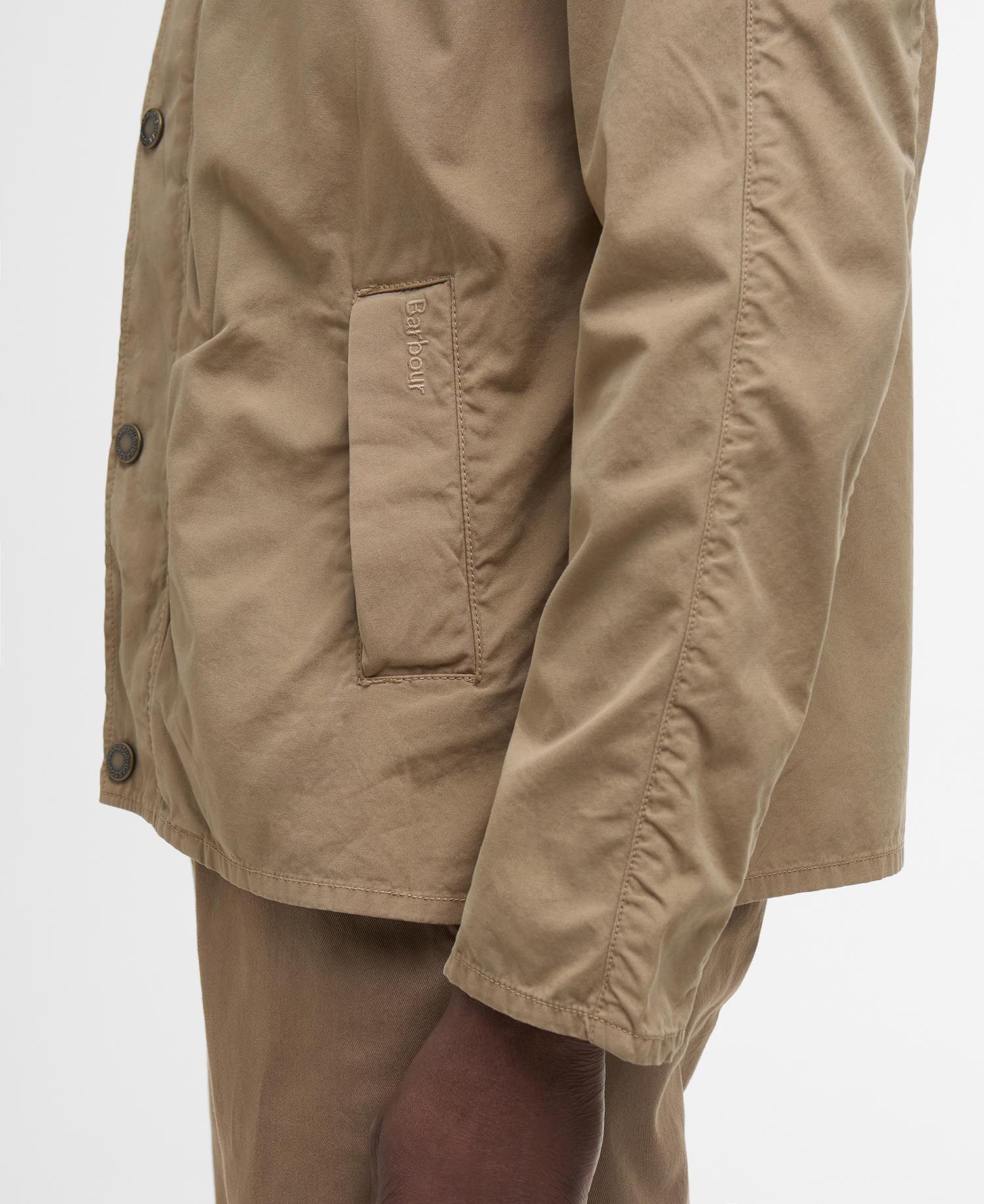 BARBOUR Giubbino Uomo Tracker-Washed Stone