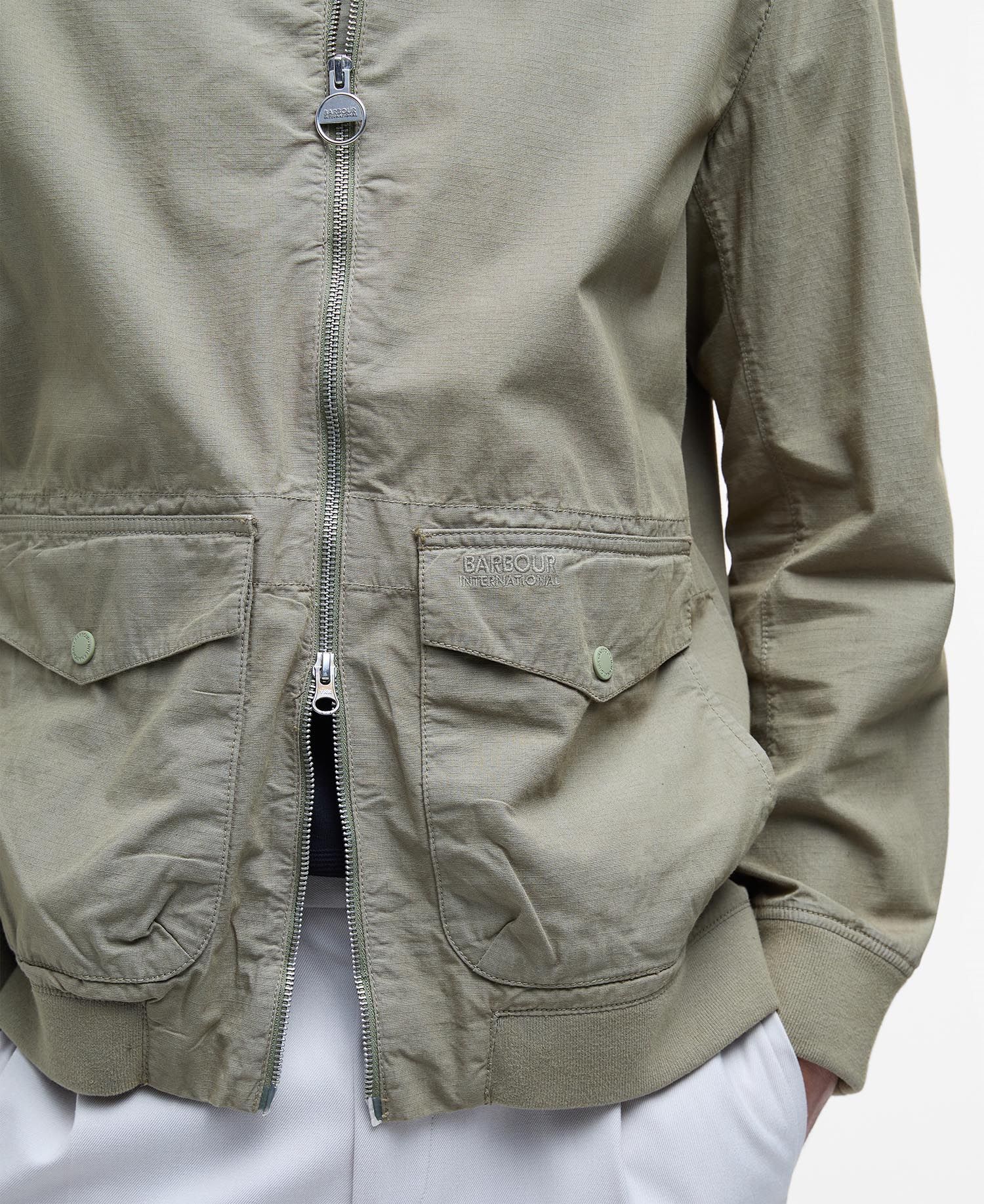 BARBOUR Giubbino Uomo Matley-Bleached Olive