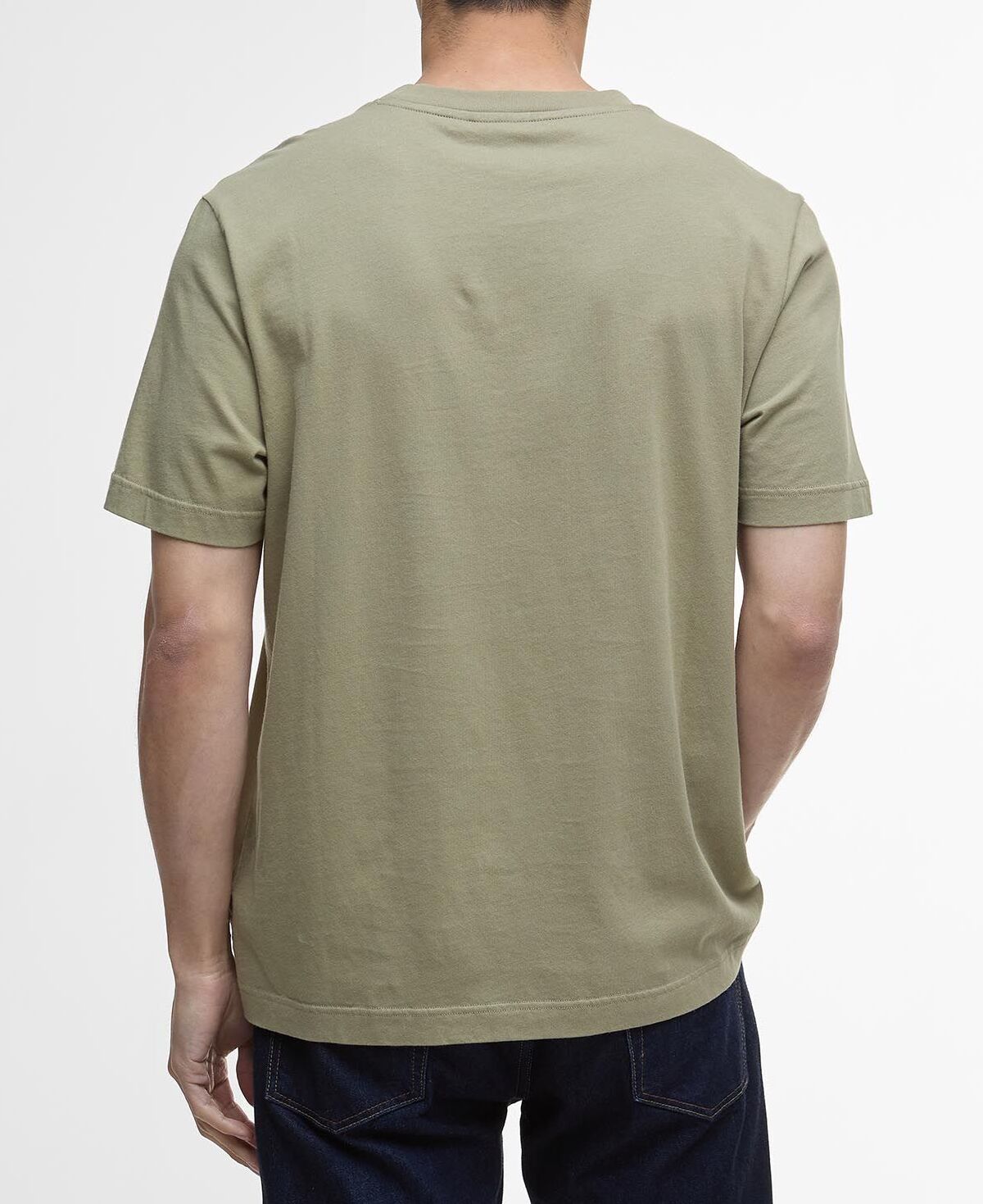 BARBOUR T-Shirt Uomo Stonebridge Graphic-Bleached Olive