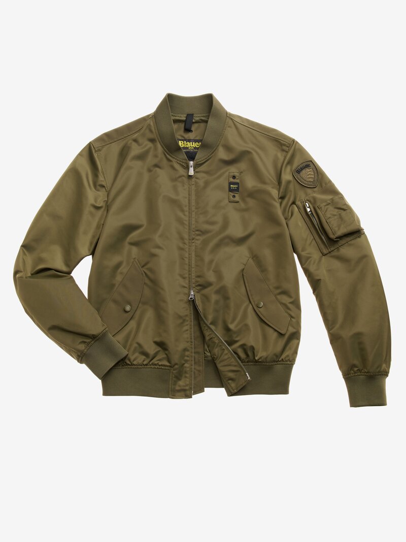 BLAUER Giubbino Uomo Rocky-Verde Militare