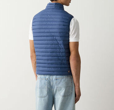 COLMAR Gilet Uomo Trapuntato In Piumino-Dark Blue