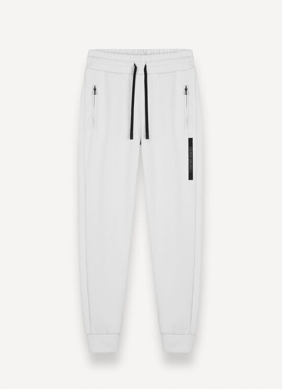 COLMAR Pantalone Uomo Logo Tape-Bianco