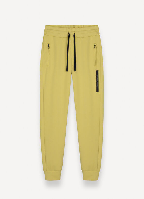 COLMAR Pantalone Uomo Logo Tape-Giallo Goldsand