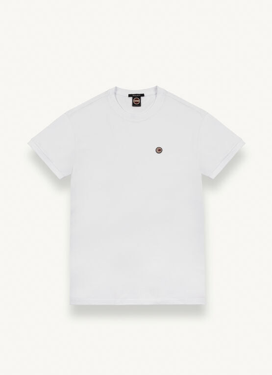 COLMAR T-Shirt Uomo Mini Logo-Bianco