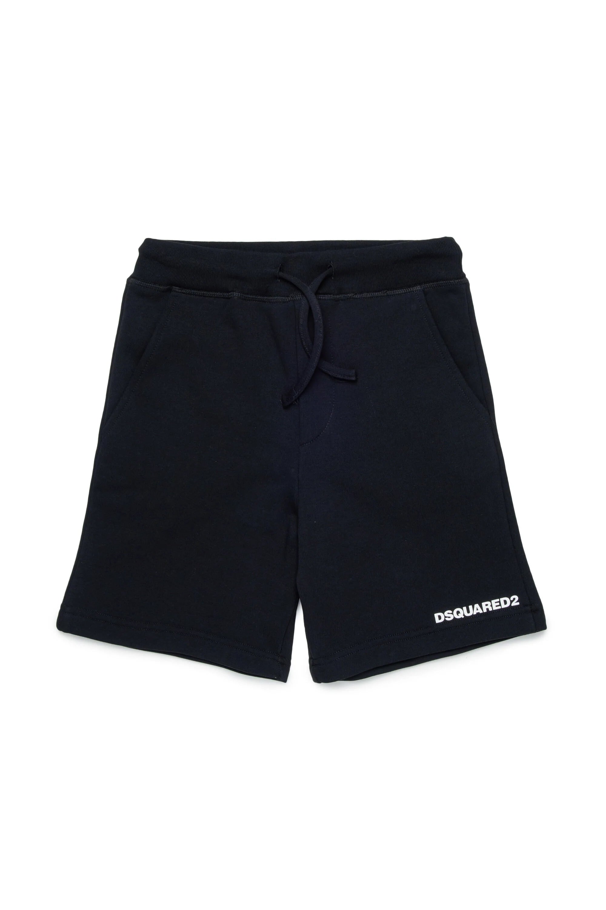 DSQUARED2 Calzoncino Junior Logo-Nero