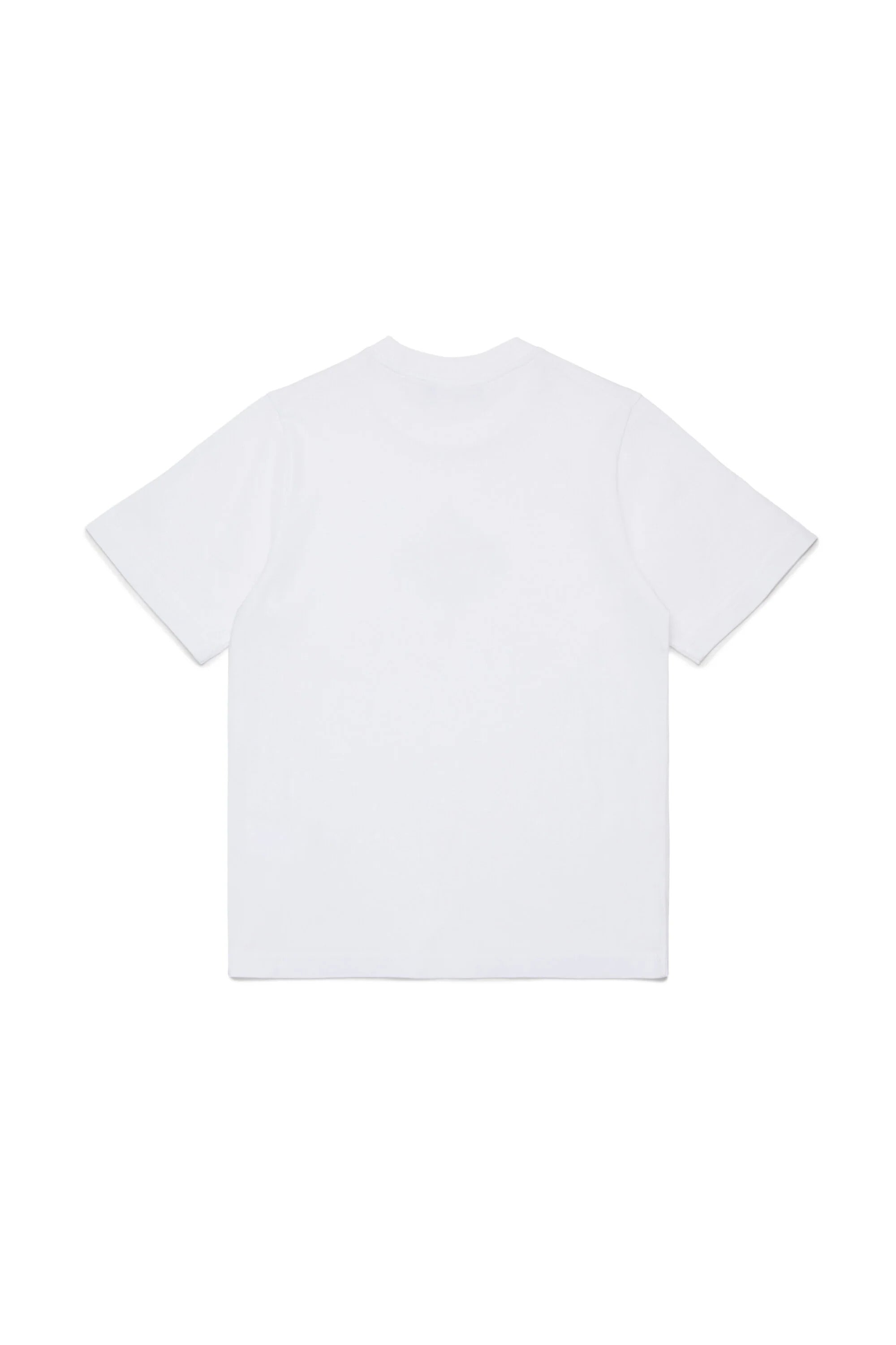 DSQUARED2 T-Shirt Junior Logo Foglia-Bianco